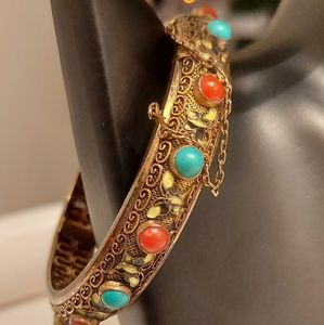 Oriental antique handmade bracelet